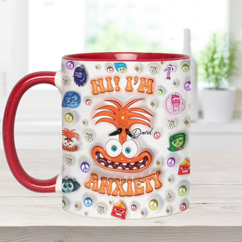 Hi! We Are Emotions - Personalized Accent Mug