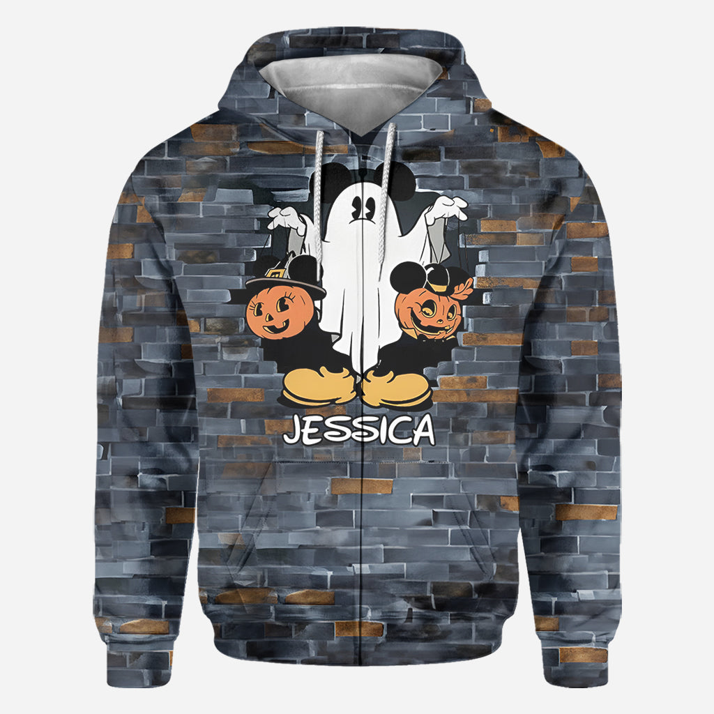 Funny Ghost Mouse - Personalized Mouse All Over Shirt