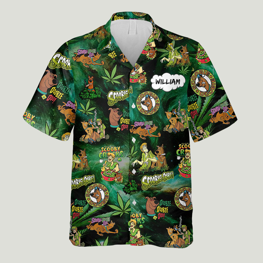 Puff Puff Pass - Personalized Weed Hawaiian Shirt