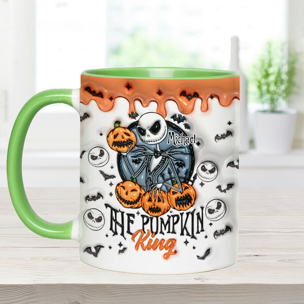 Pumpkin King - Personalized Nightmare Accent Mug