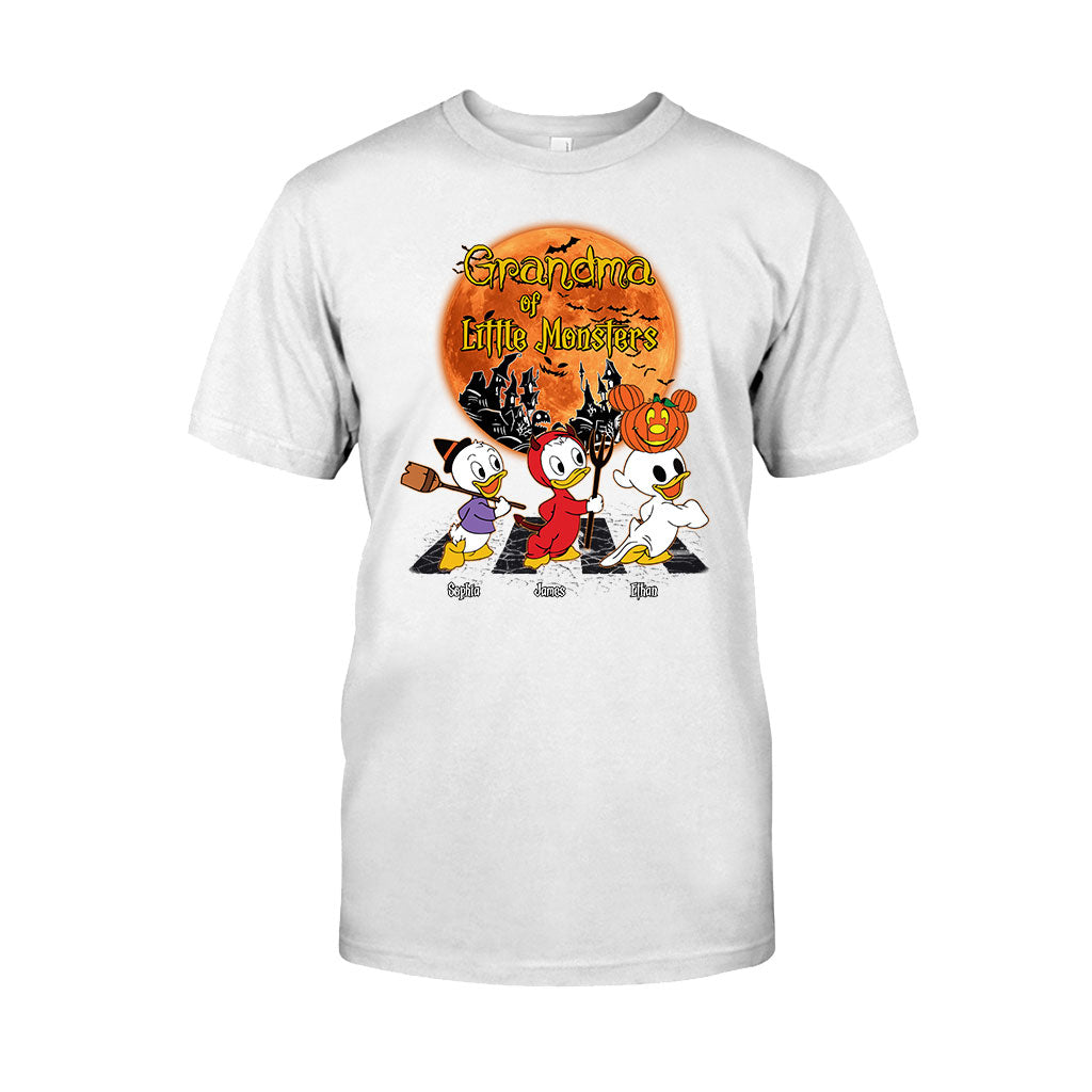 Grandma Of Little Monsters - Personalized Mouse T-shirt And Hoodie