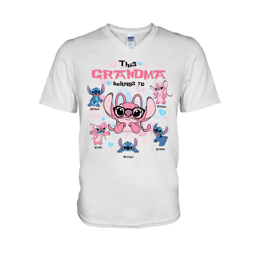 This Grandma Belongs To Custom Any Title - Personalized Mouse T-shirt And Hoodie