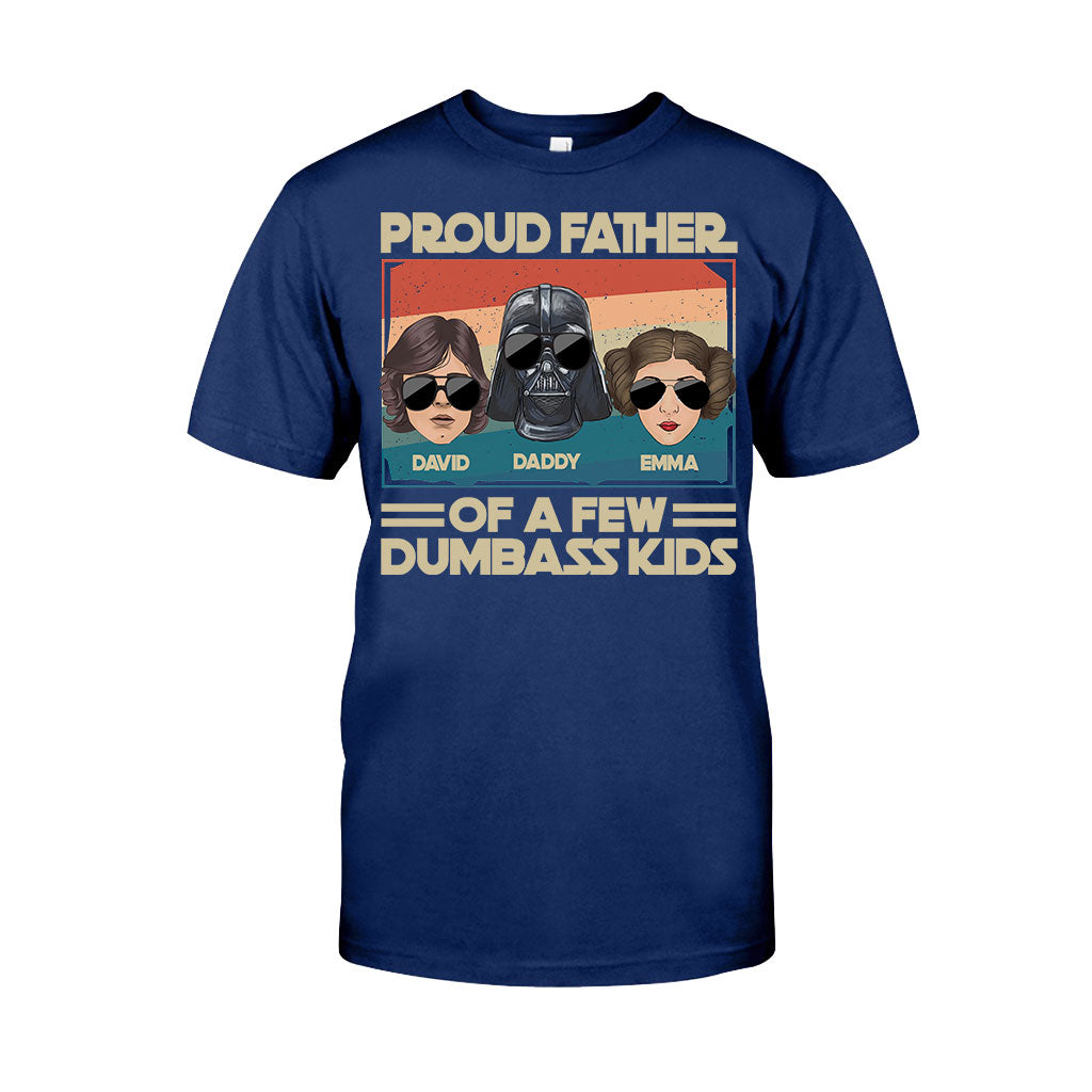 Proud Father Of A Few Kids - Personalized The Force T-shirt And Hoodie