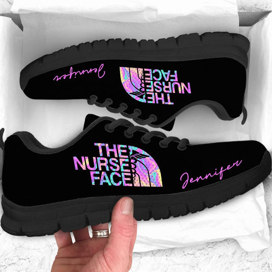 The Nurse Face - Personalized Nurse Sneakers