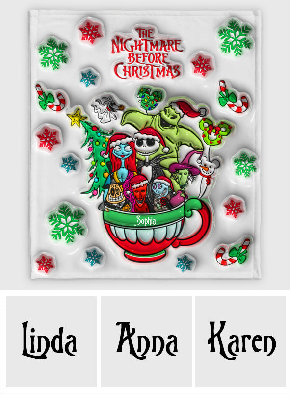 Merry Grinchmas - Personalized Nightmare Blanket
