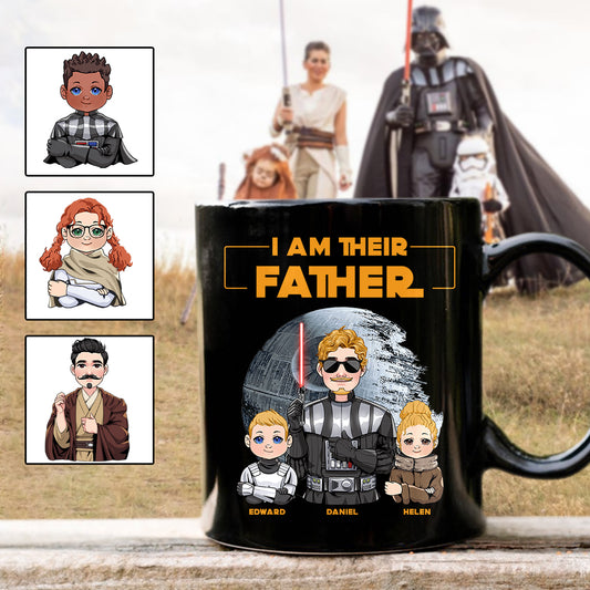I Am Their Father - Personalized The Force Mug