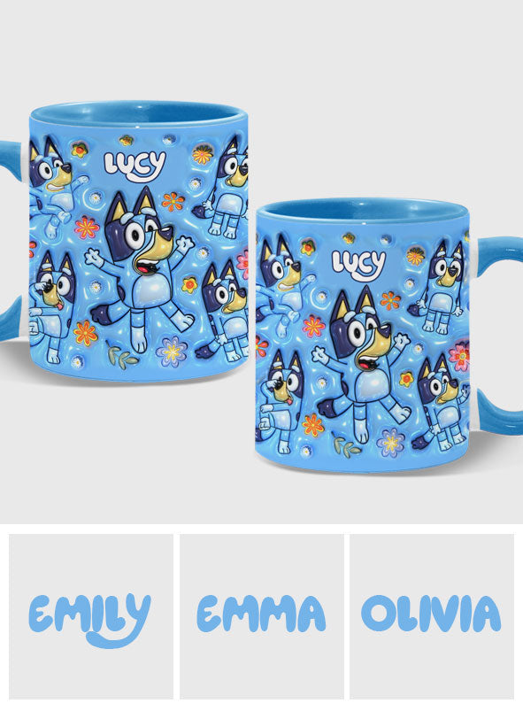 Cool Dog - Personalized Mouse Accent Mug