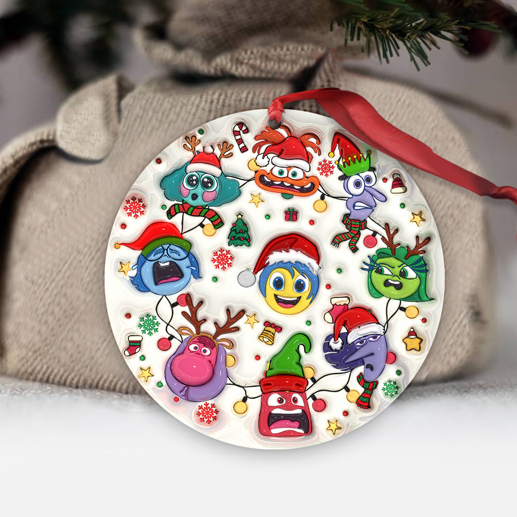 It's Okay To Feel All The Feels - Personalized Ornament