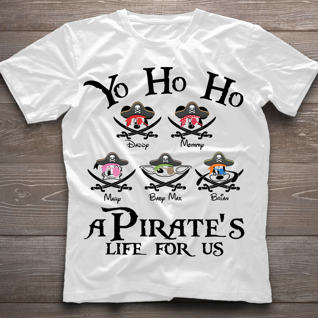 Yo Ho Ho Pirates Life For Us Family - Personalized Cruising T-shirt And Hoodie