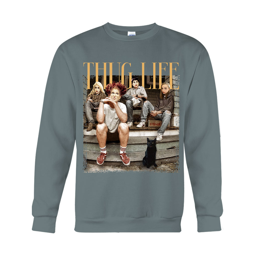 Thug Life Bad Witches - Personalized Three Witches T-shirt And Hoodie