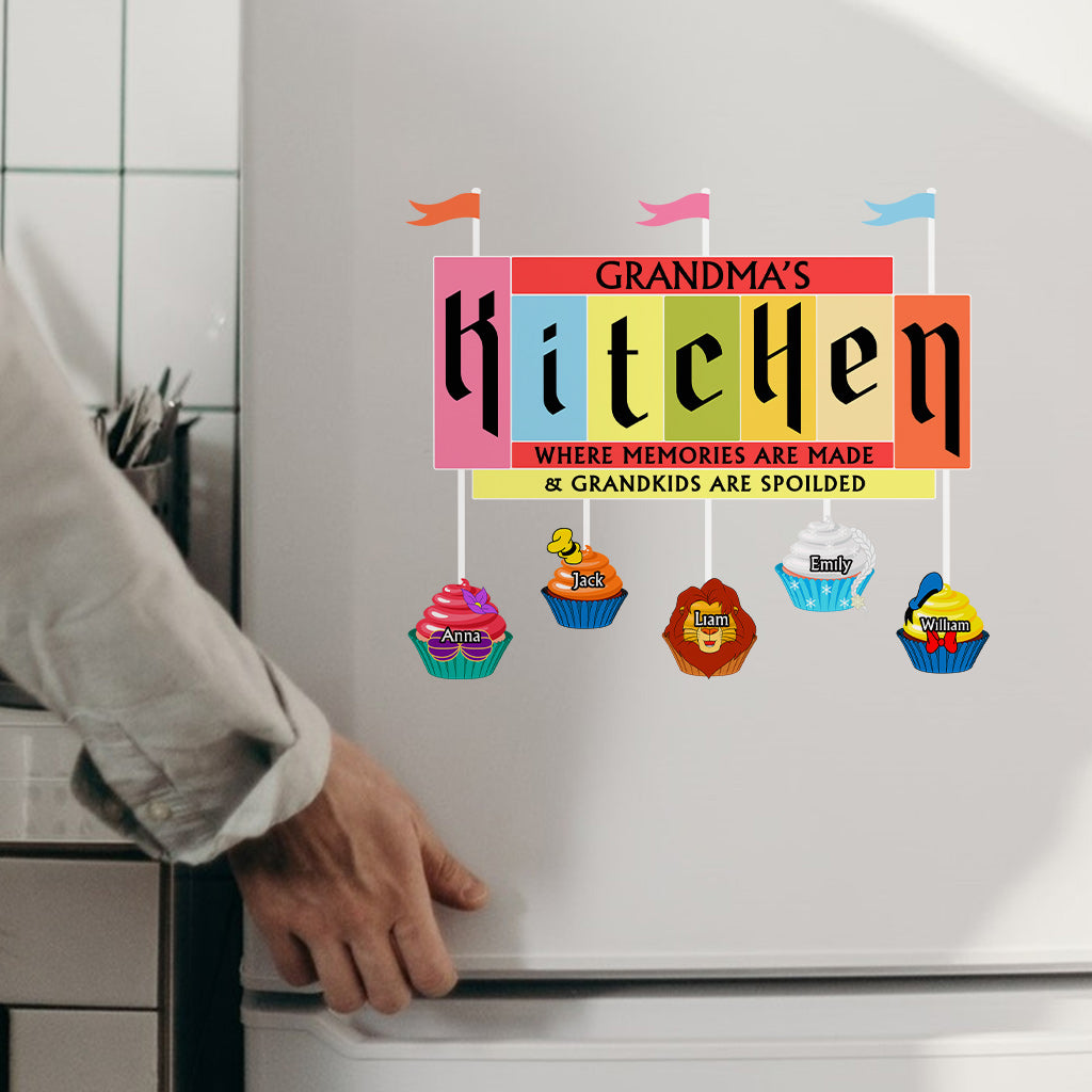 Grandma's Kitchen - Personalized Mouse Decal Die Cut