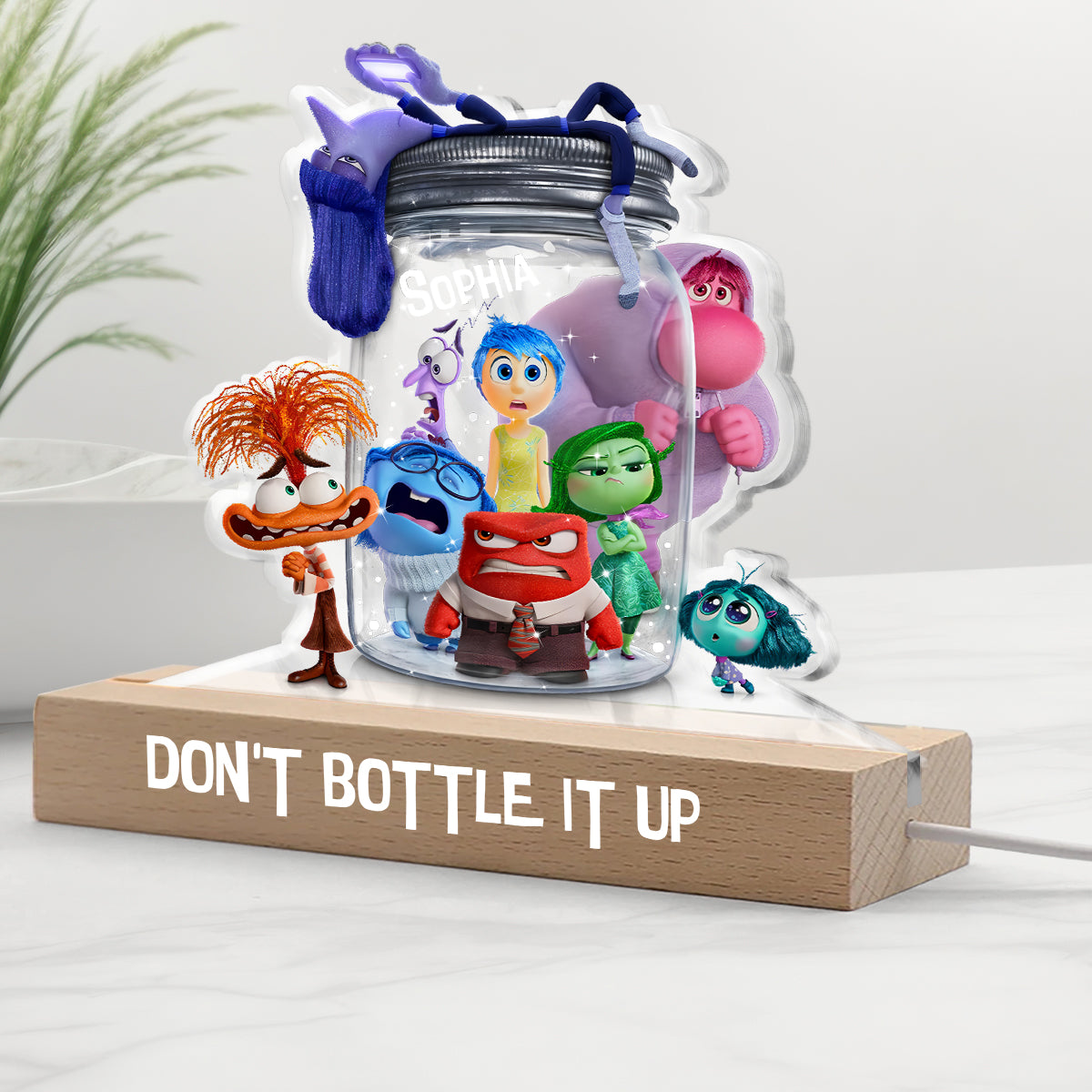 Don't Bottle It Up - Personalized Shaped Led Night Light
