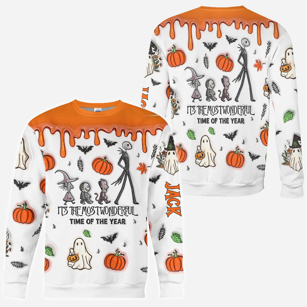 It's The Most Wonderful Time Pumpkin King - Personalized Nightmare All Over Shirt