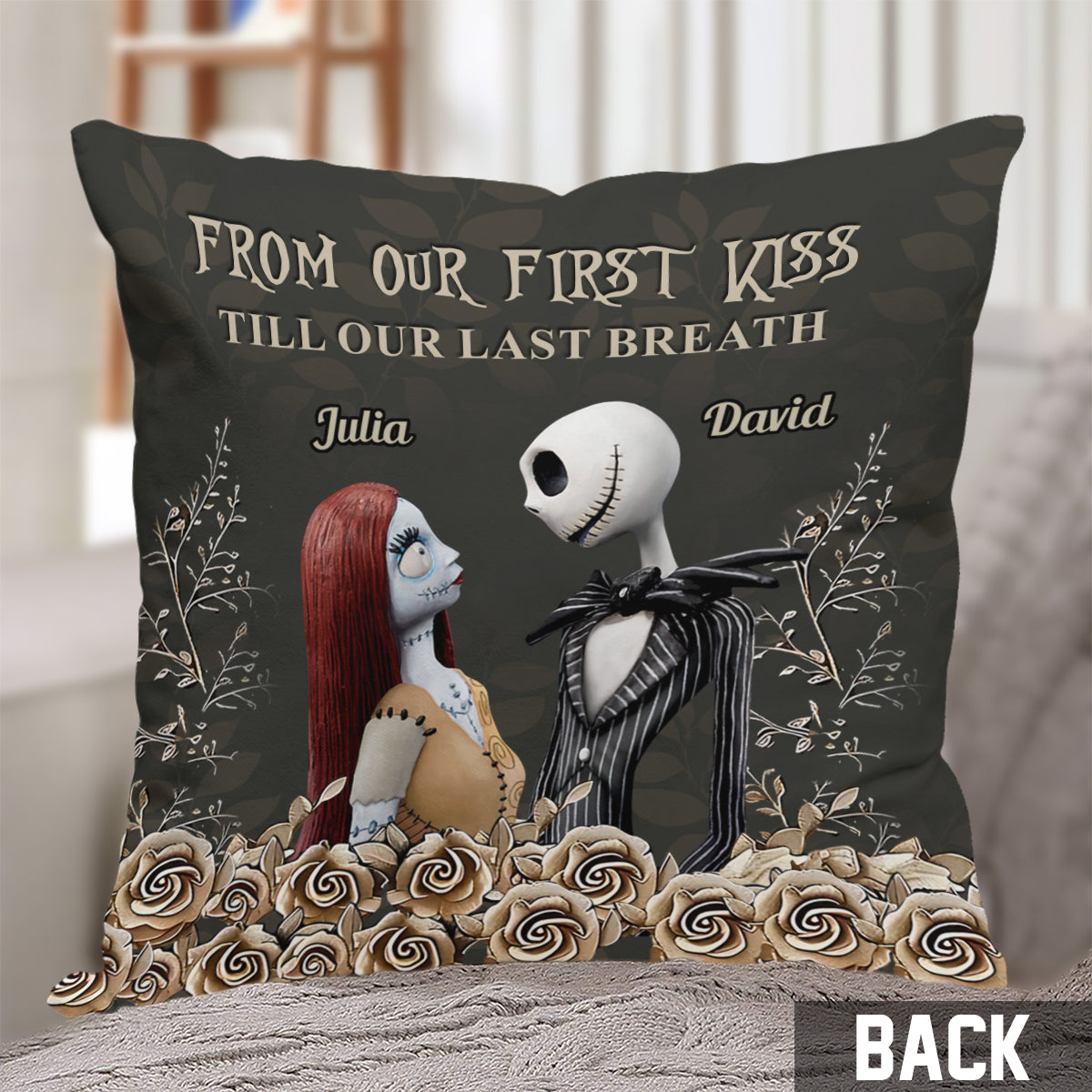 I See Your Scars - Personalized Nightmare Throw Pillow