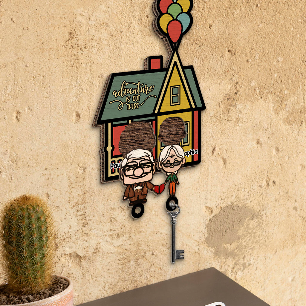 Adventure Is Out Here - Personalized Mouse Key Holder