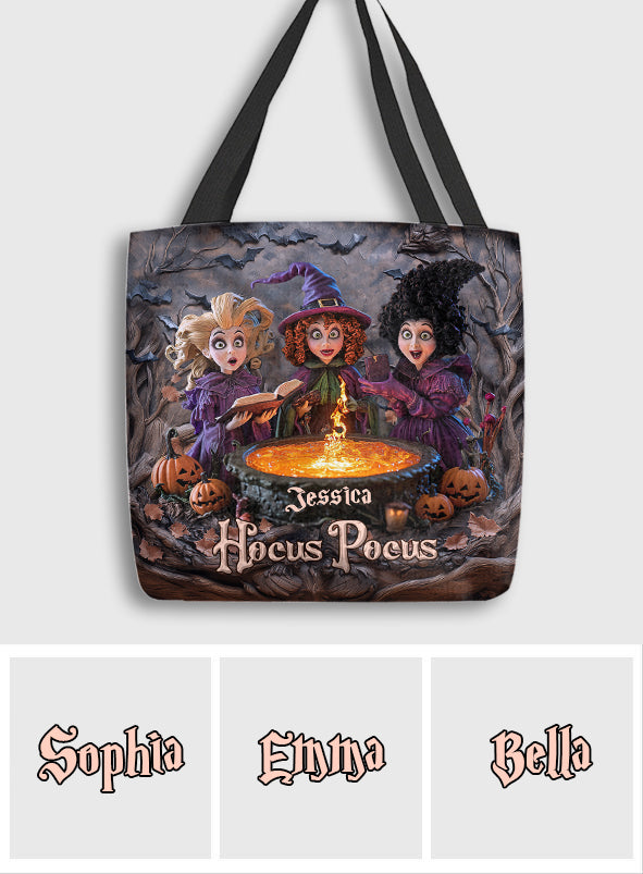 The Sanderson Sisters - Personalized Three Witches Tote Bag