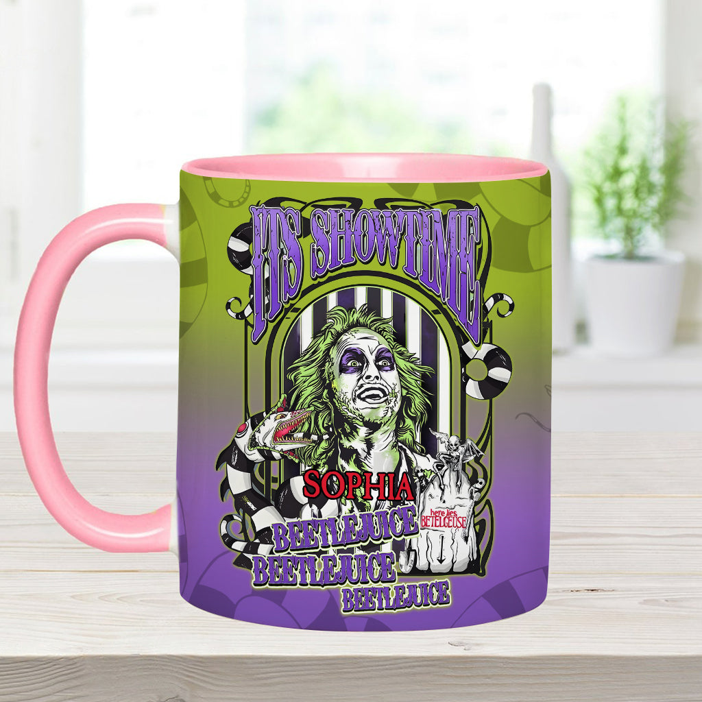 Never Trust The Living - Personalized Accent Mug