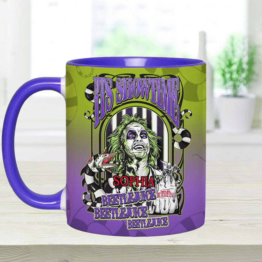 Never Trust The Living - Personalized Accent Mug