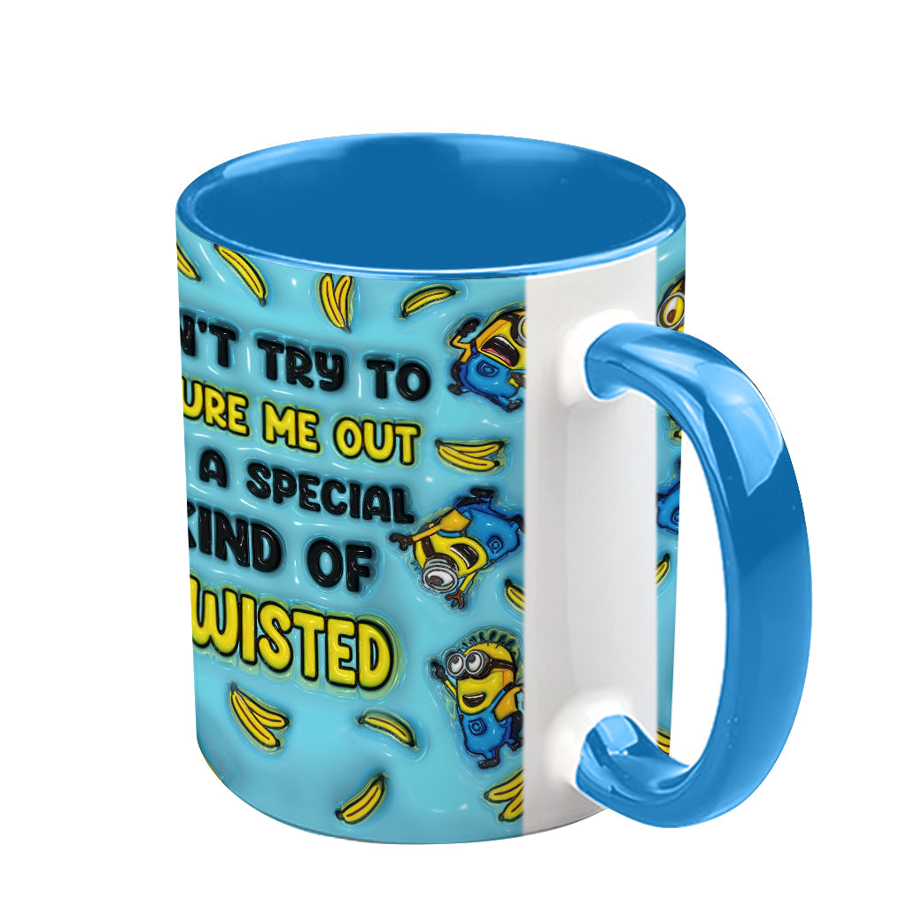 Don't Try To Figure Me Out - Personalized Accent Mug