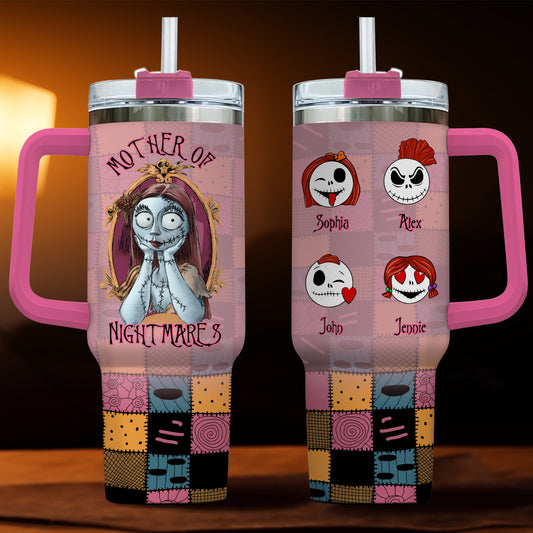 Mother Of Nightmares - Personalized Nightmare Tumbler With Handle