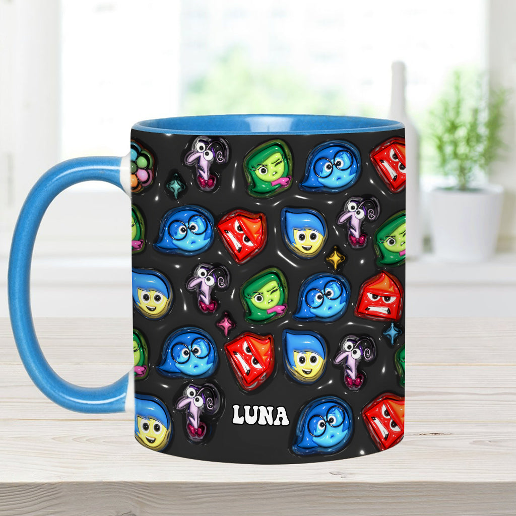 It's Ok To Feel - Personalized Accent Mug