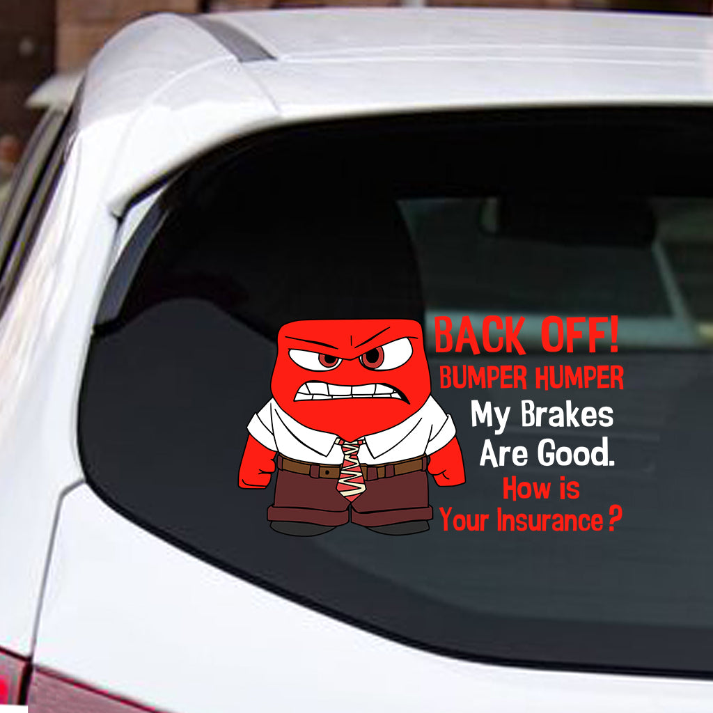 Back Off Bumper Humper - Decal Full