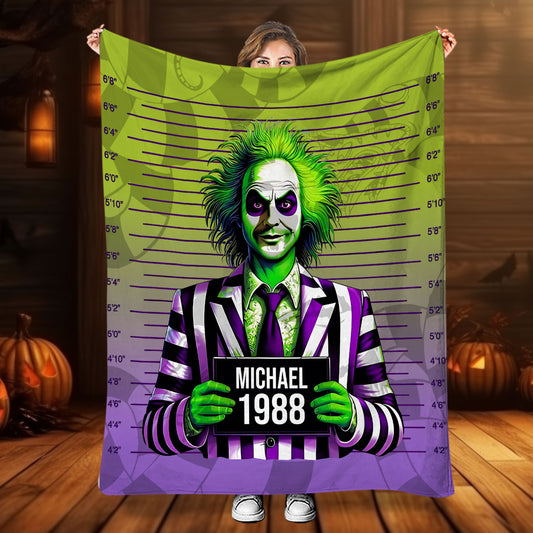 Funny Mugshot - Personalized Blanket