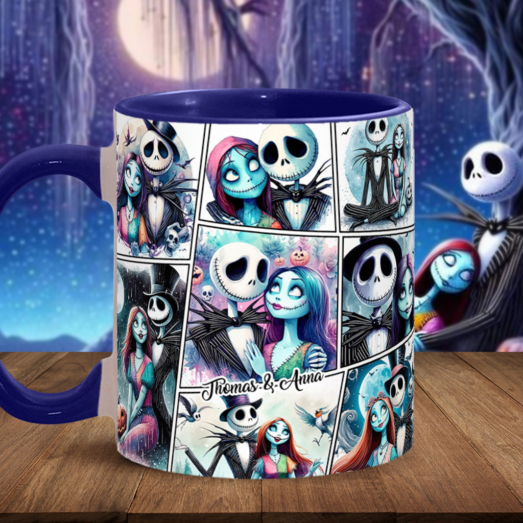 We're Simply Meant To Be - Personalized Nightmare Accent Mug