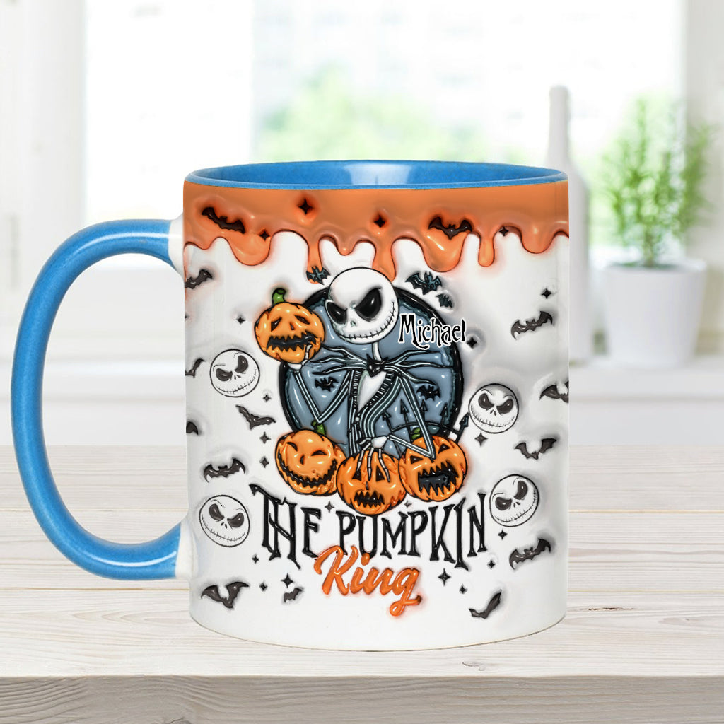 Pumpkin King - Personalized Nightmare Accent Mug