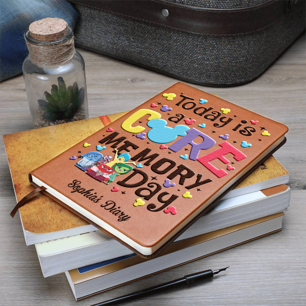 Today Is A Core Memory Day - Personalized Leather Journal