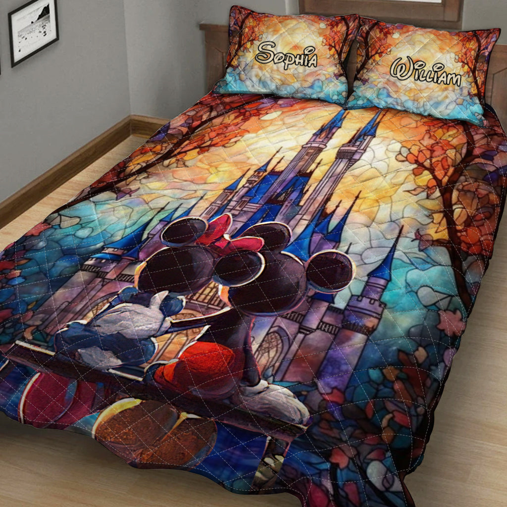 You & Me We Got This - Personalized Mouse Quilt Set