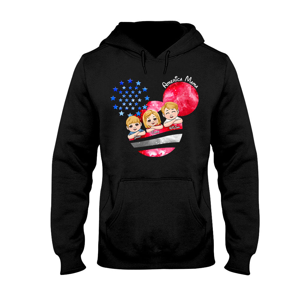 Magical America Mama - Personalized Mother T-shirt And Hoodie