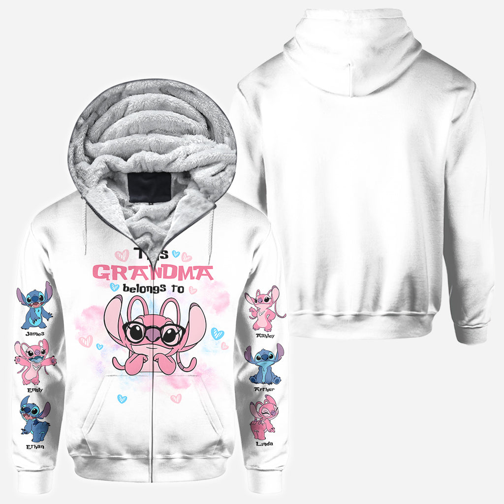 This Grandma Belongs To Custom Any Title - Personalized Ohana All Over Shirt