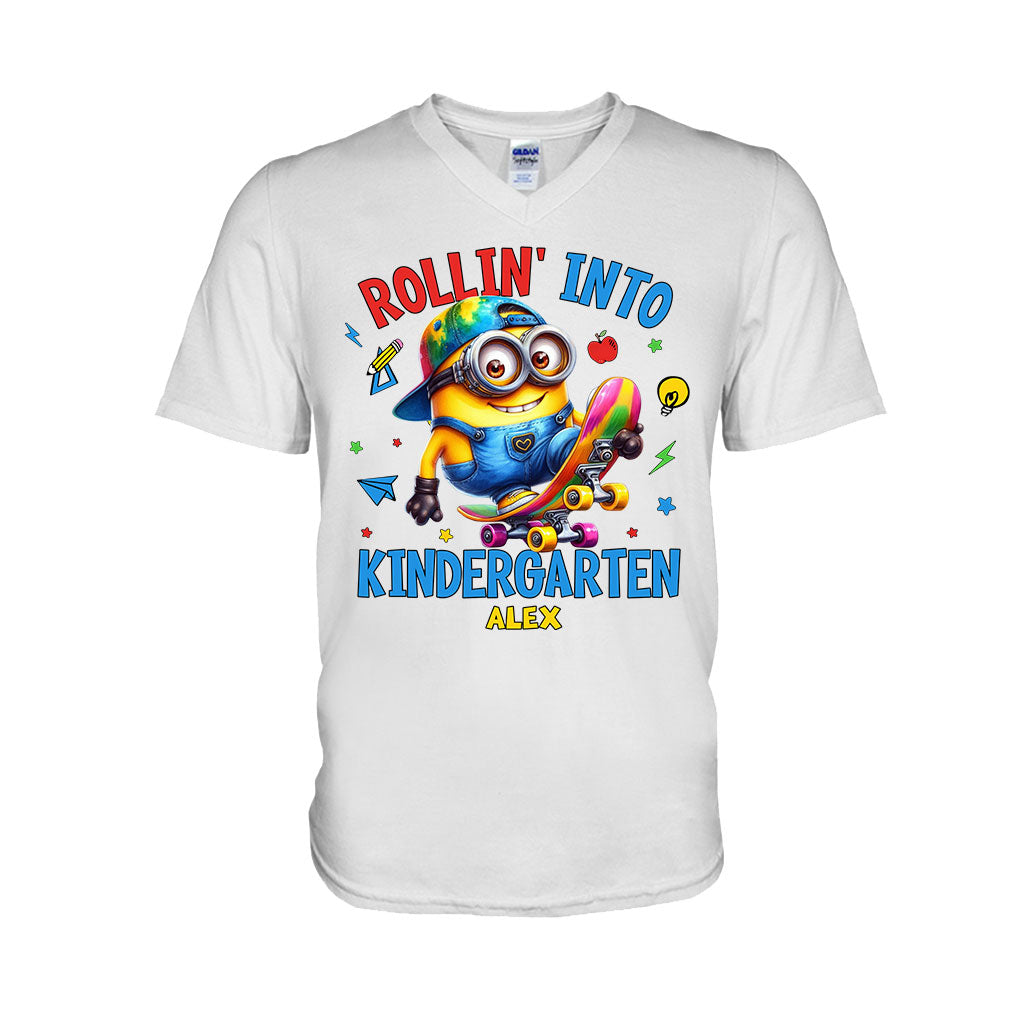 Rollin Into School - Personalized T-shirt And Hoodie
