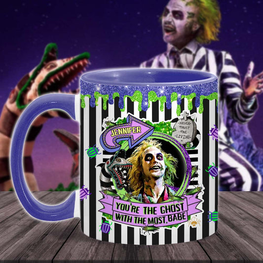 You're The Ghost With The Most - Personalized Accent Mug