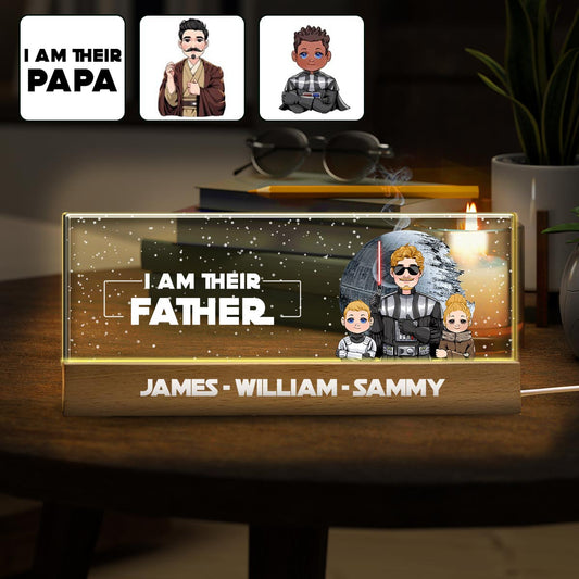 I Am Their Father - Personalized The Force Custom LED Night Light