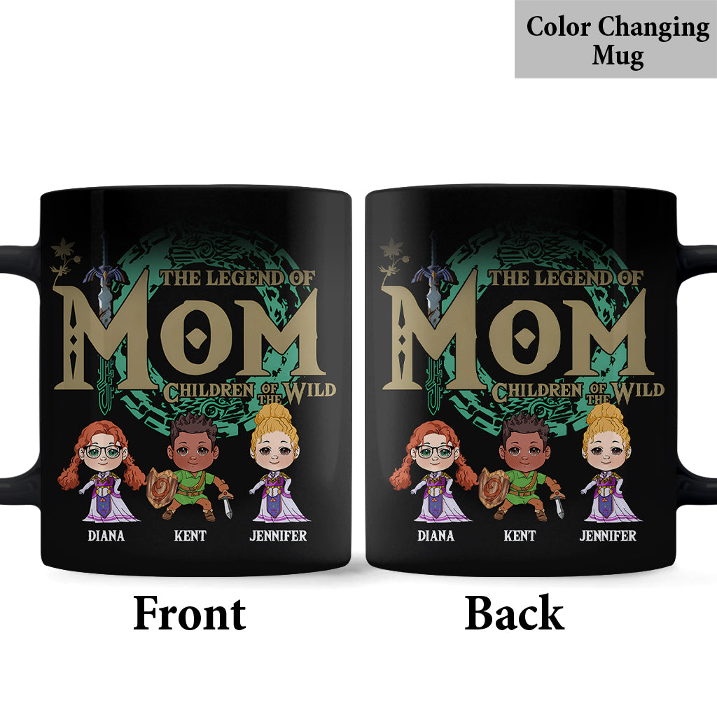 The Legend Of Mom Dad - Personalized The Hero's Legend Mug