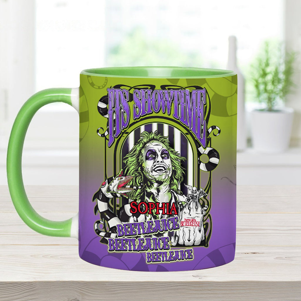 Never Trust The Living - Personalized Accent Mug