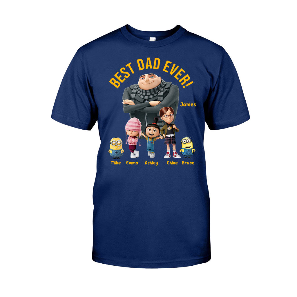 Best Dad Ever - Personalized Father T-shirt And Hoodie