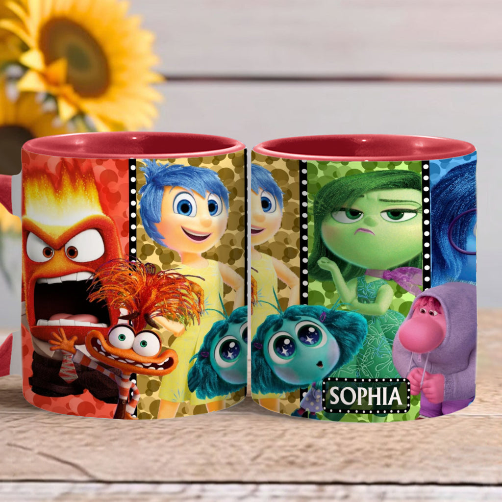 It's Ok To Feel All The Feels - Personalized Mouse Accent Mug