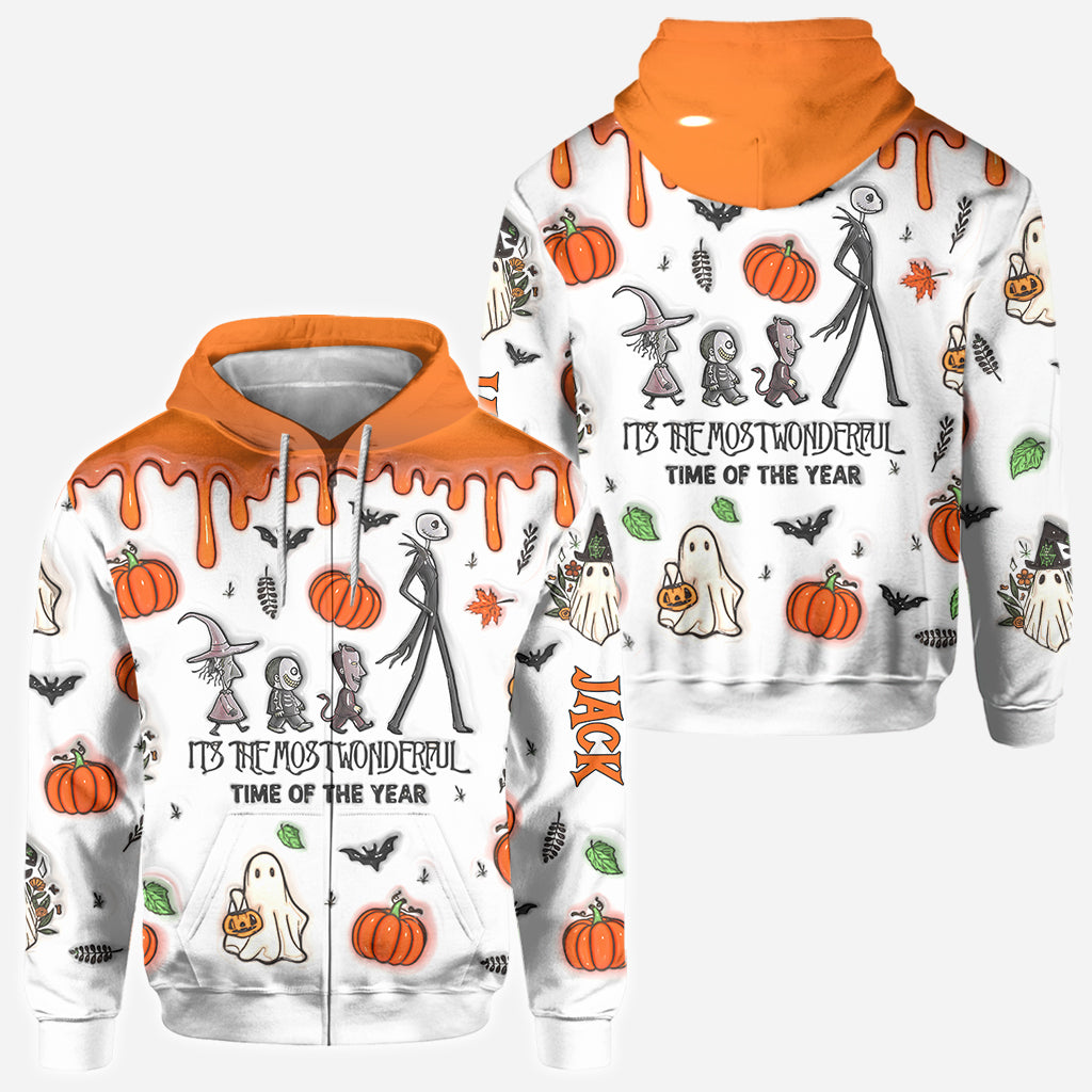 It's The Most Wonderful Time Pumpkin King - Personalized Nightmare All Over Shirt