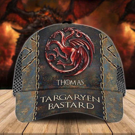 Run In My Veins Dragon First Men Blood - Personalized Thrones Game Classic Cap