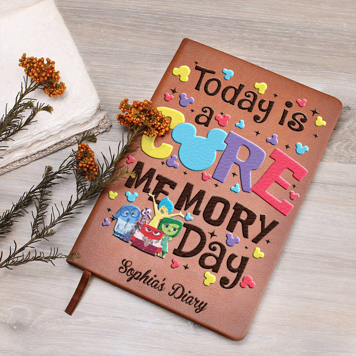 Today Is A Core Memory Day - Personalized Leather Journal