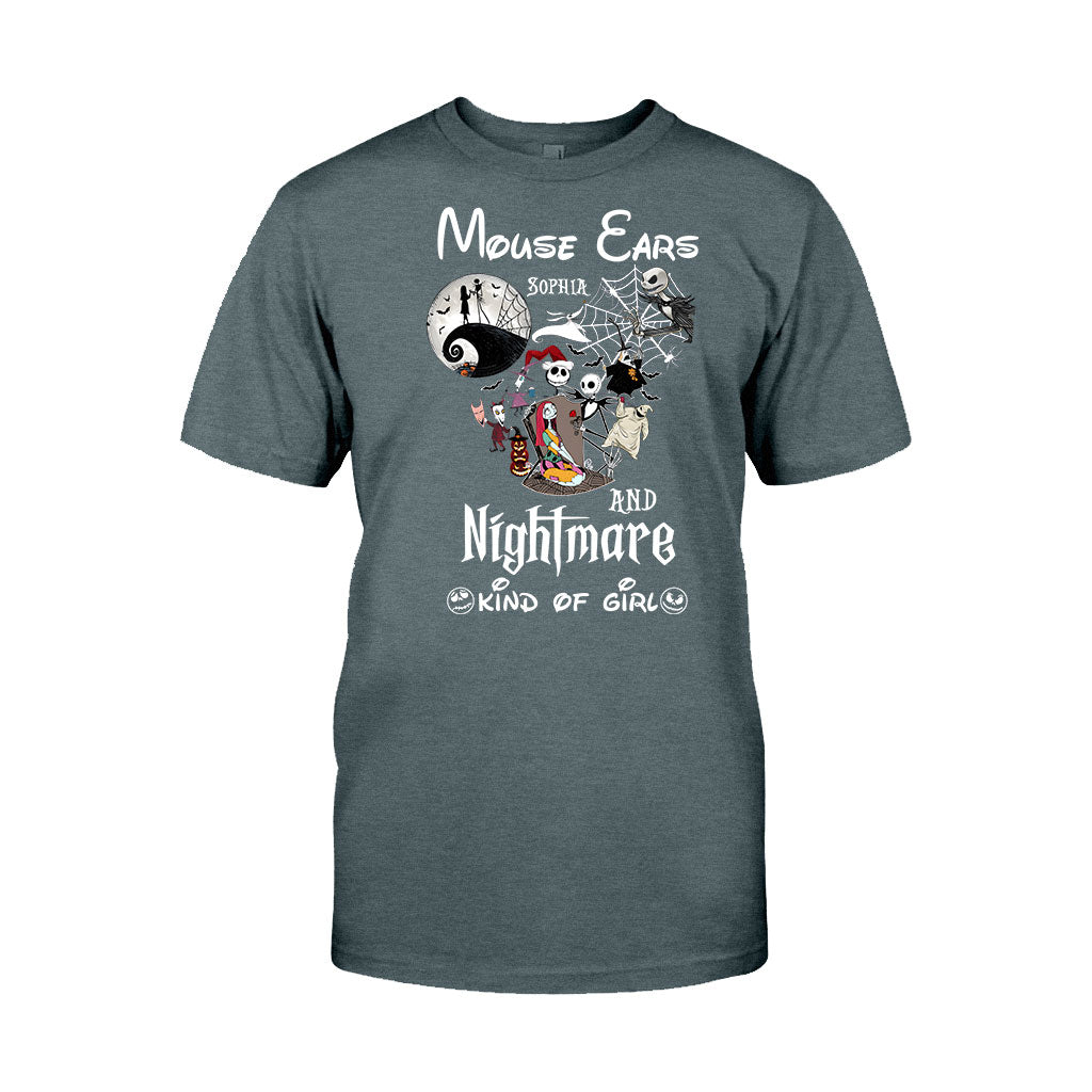 Mouse Ears And Nightmare Kind Of Girl - Personalized Nightmare T-shirt And Hoodie