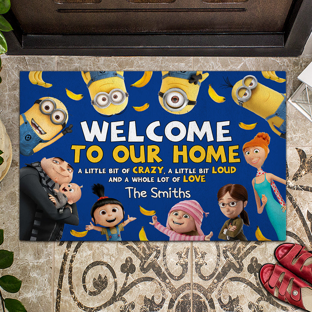 Welcome To Our Home - Personalized Doormat