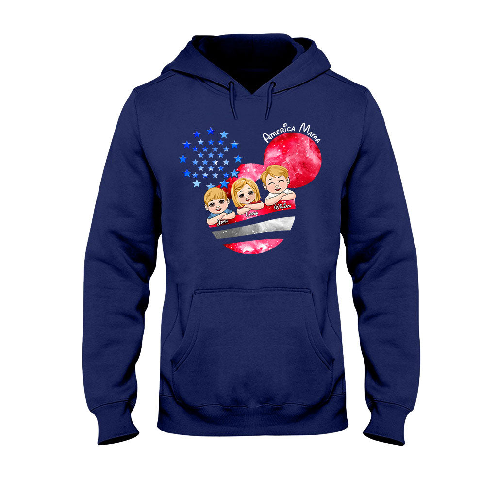 Magical America Mama - Personalized Mother T-shirt And Hoodie