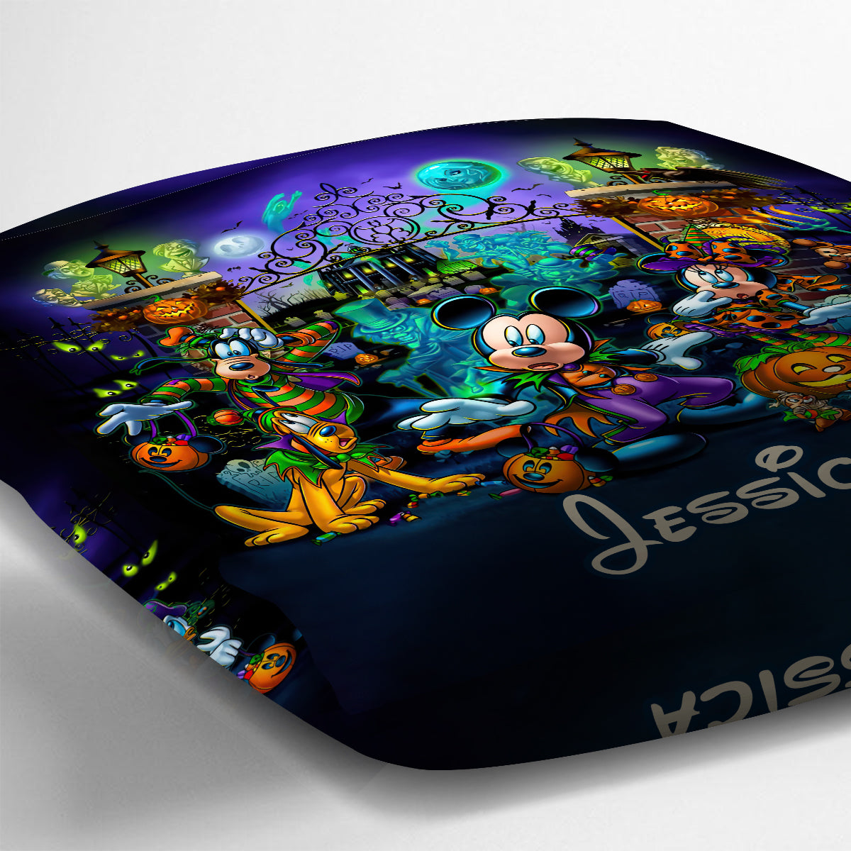 Welcome Foolish Mortals - Personalized Mouse Throw Pillow