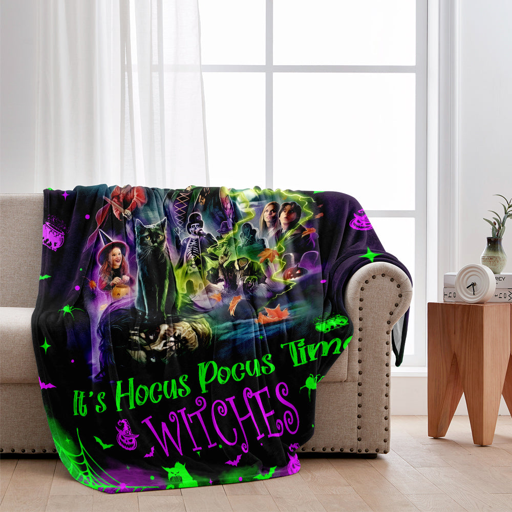 It's Witches Time - Personalized Three Witches Blanket