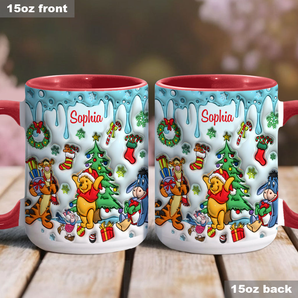 Merry Christmas - Personalized Mouse Accent Mug