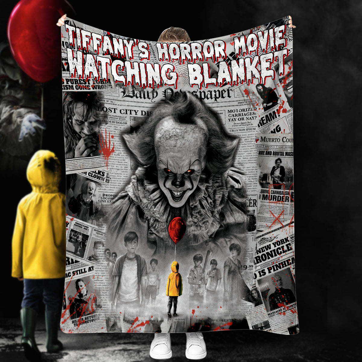 Horror Movie Blanket - Personalized Blanket